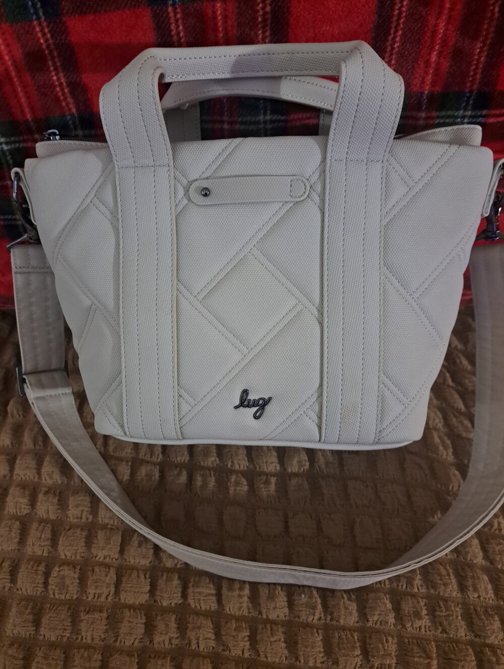 Lug Dory Pebble Matte Luxe Satchel. Like New Condition